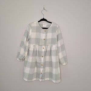 💜 2 for 30 💜 Organic Cotton Buffalo Check Fall Dress | Little Co Lauren Conrad